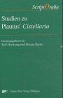 9783823360780: Studien zu Plautus' Cistellaria