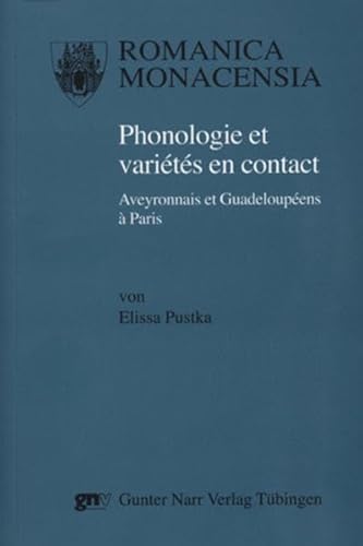 Beispielbild fr Phonologie et varits en contact. zum Verkauf von SKULIMA Wiss. Versandbuchhandlung