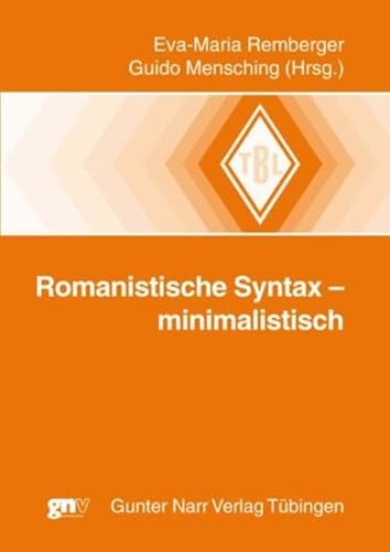 Romanistische Syntax - minimalistisch.