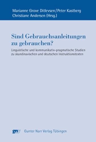9783823364061: Sind Gebrauchsanleitungen zu gebrauchen?: Studien zu amerikanischen, skandinavischen und deutschen Instruktionstexten