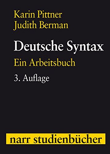 9783823364504: Deutsche Syntax