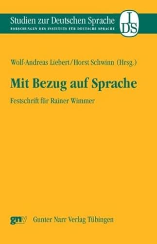 9783823364702: Mit Bezug auf Sprache