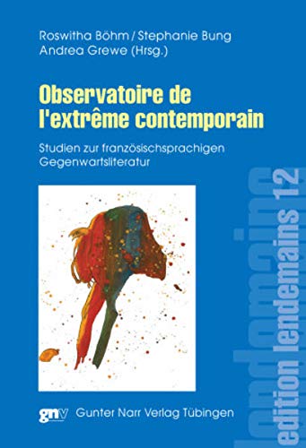 Stock image for Observatoire de l'extrme contemporain for sale by medimops