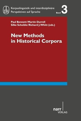 Imagen de archivo de New Methods in Historical Corpora (Volume 3) a la venta por Anybook.com