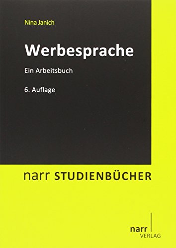 Stock image for Werbesprache: Eine Einfhrung for sale by medimops