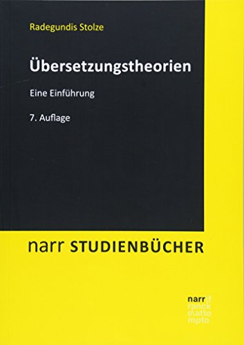 Beispielbild fr bersetzungstheorien: Eine Einfhrung (Narr Studienbcher) zum Verkauf von medimops