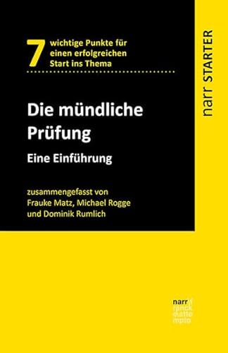 9783823383086: Die mndliche Prfung: Eine Einfhrung