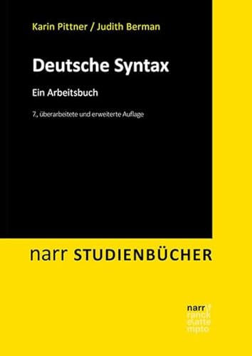 9783823384113: Deutsche Syntax: Ein Arbeitsbuch