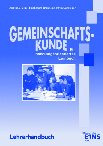 Beispielbild fr Gemeinschaftskunde. Lehrerhandbuch zum Verkauf von medimops