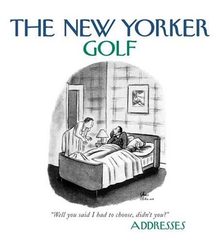 Beispielbild fr New Yorker Golf: Address Book zum Verkauf von Wonder Book