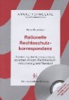 9783824003723: Rationelle Rechtsschutzkorrespondenz, m. CD-ROM