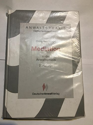 Beispielbild fr Mediation in der Anwaltspraxis zum Verkauf von medimops