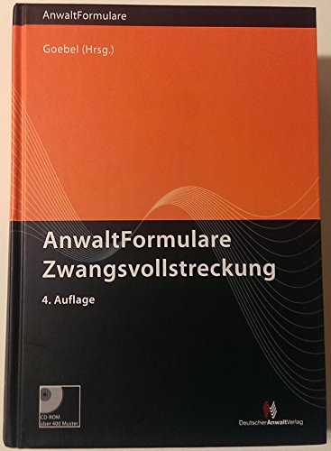 Stock image for AnwaltFormulare Zwangsvollstreckung for sale by Studibuch