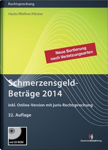 Stock image for Schmerzensgeld-Betrge 2014: Ausgabe 2014 Buch mit CD-ROM plus Online-Zugang for sale by medimops