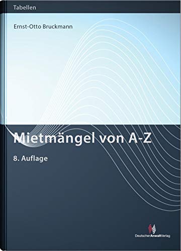 Beispielbild fr Mietmngel von A-Z (AnwaltsPraxis) zum Verkauf von medimops