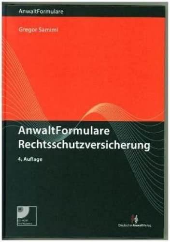 Stock image for AnwaltFormulare Rechtsschutzversicherung for sale by medimops