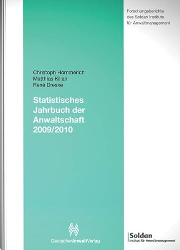 Stock image for Statistisches Jahrbuch der Anwaltschaft 2009/2010 for sale by medimops