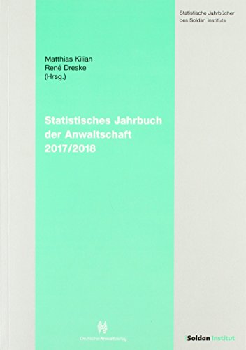 Beispielbild fr Statistisches Jahrbuch der Anwaltschaft 2017/2018 (Soldaninstitut) zum Verkauf von medimops