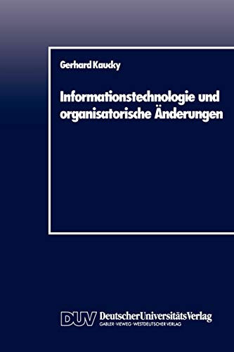 Stock image for Informationstechnologie und organisatorische Anderungen for sale by Chiron Media