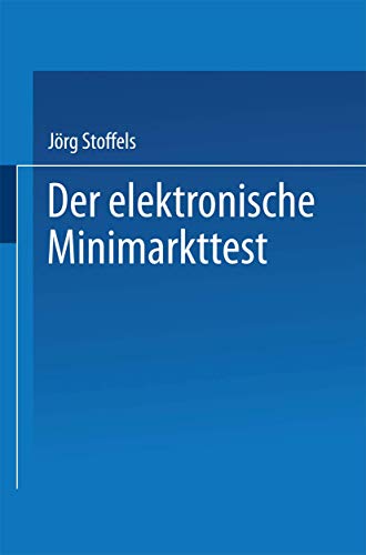 Stock image for Der elektronische Minimarkttest for sale by Chiron Media