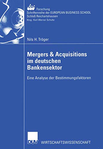 Beispielbild fr Mergers & Acquisitions im deutschen Bankensektor zum Verkauf von Chiron Media