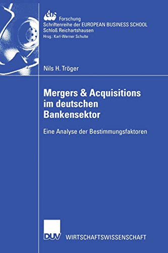 Stock image for Mergers & Acquisitions im deutschen Bankensektor for sale by Chiron Media