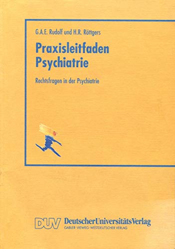 Beispielbild fr Rechtsfragen in der Psychiatrie zum Verkauf von medimops