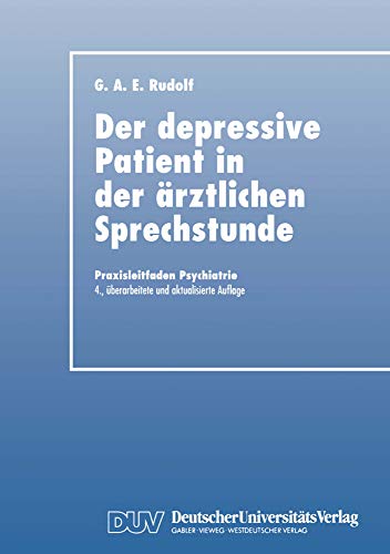 Beispielbild fr Der depressive Patient in der rztlichen Sprechstunde zum Verkauf von medimops