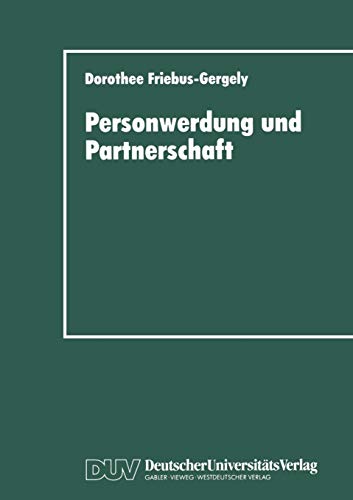 Stock image for Personwerdung und Partnerschaft (German Edition) for sale by Kennys Bookshop and Art Galleries Ltd.