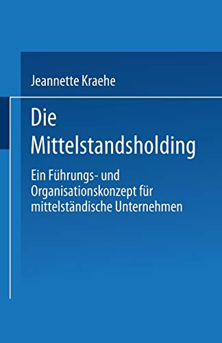 Stock image for Die Mittelstandsholding for sale by medimops