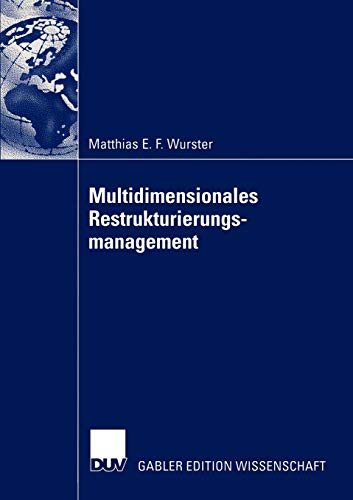 Stock image for Multidimensionales Restrukturierungsmanagement for sale by medimops