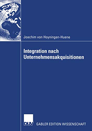 9783824480920: Integration nach Unternehmensakquisitionen (German Edition)
