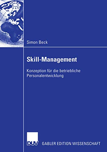 9783824482122: Skill-Management: Konzeption fur die betriebliche personalentwicklung