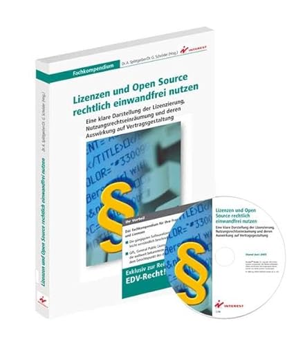 9783824512966: Lizenzen und Open Source rechtlich einwandfrei nutzen (inkl. CD-ROM)