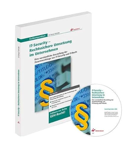 Beispielbild fr IT-Security Rechtssichere Umsetzung im Unternehmen (inkl. CD-ROM) zum Verkauf von medimops