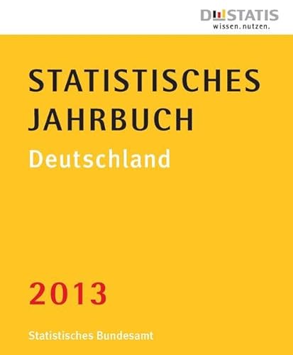 9783824610075: Statistisches Jahrbuch Deutschland 2013