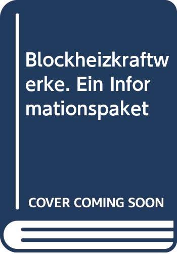 Beispielbild fr Blockheizkraftwerke zum Verkauf von Antiquariat Bookfarm