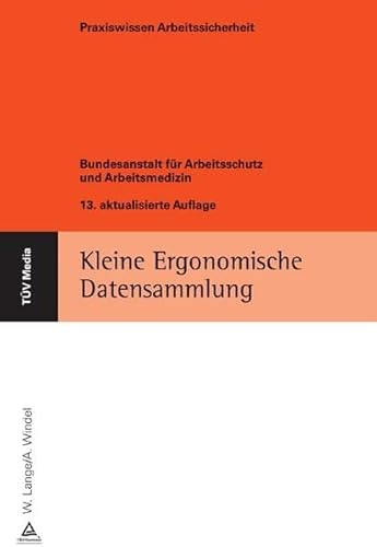 9783824912445: Kleine ergonomische Datensammlung