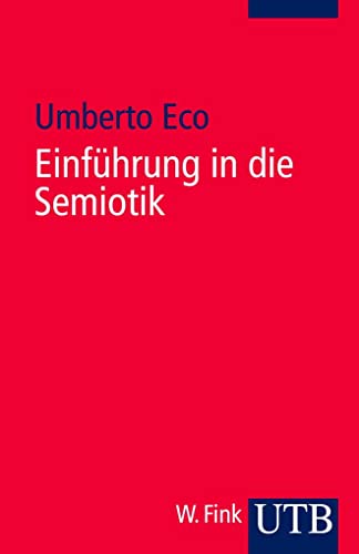 9783825201050: Einfhrung in die Semiotik (Uni-Taschenbcher S)