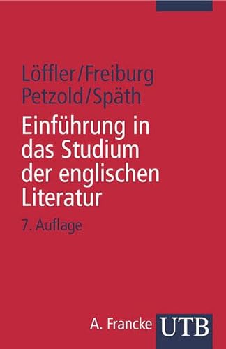 Stock image for Einfhrung in das Studium der englischen Literatur. for sale by GF Books, Inc.