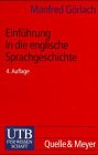 Beispielbild fr Einfhrung in die englische Sprachgeschichte. zum Verkauf von medimops