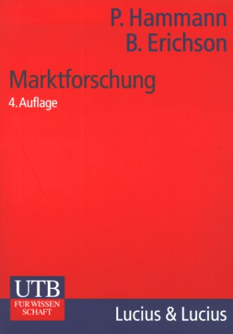 9783825208059: Marktforschung: Grundwissen der konomik. Betriebswirtschaftslehre