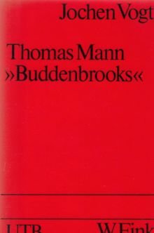 9783825210748: Thomas Mann: "Buddenbrooks"