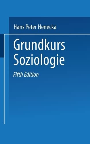 Stock image for Grundkurs Soziologie for sale by Chiron Media