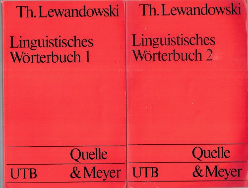 Stock image for Linguistisches Wrterbuch 1 - 3: 3 Bnde for sale by medimops