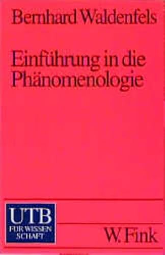 Stock image for Einführung in die Phänomenologie. for sale by ThriftBooks-Dallas