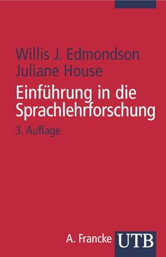 Beispielbild fr Einfhrung in die Sprachlehrforschung (Uni-Taschenbcher S) zum Verkauf von medimops