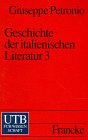 Beispielbild fr Geschichte der italienischen Literatur zum Verkauf von medimops