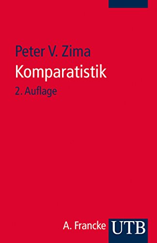 Beispielbild fr UTB Nr. 1705: Komparatistik: Einfhrung in die vergleichende Literaturwissenschaft zum Verkauf von medimops