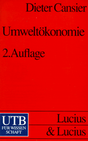 Imagen de archivo de Umweltkonomie a la venta por Buchpark